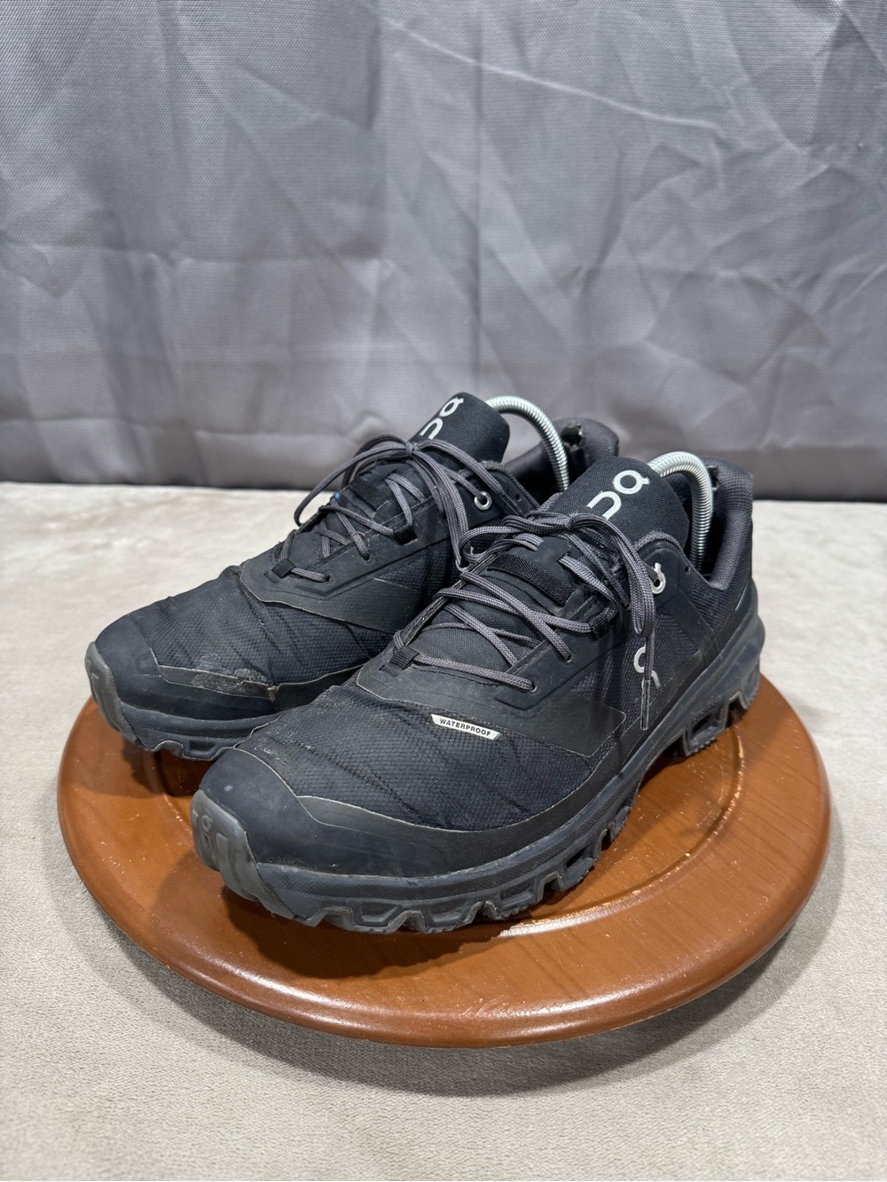 On Running Black Men's Trail Sneakers